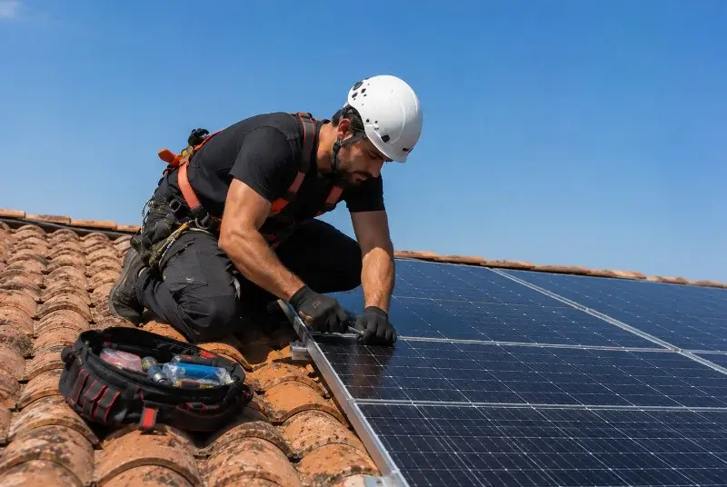 Maintenance et monitoring de panneaux solaires à Chasné-sur-Illet
