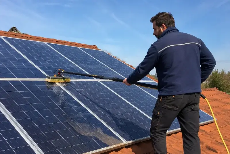 Nettoyage et entretien de panneaux solaires à Chasné-sur-Illet